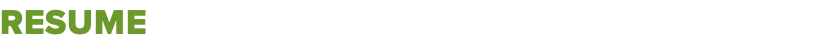 Resume